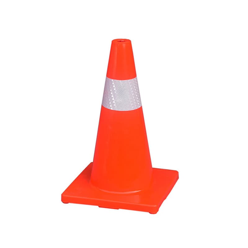 45cm Cono Vial 2 Cintas Base Normal 18 PuLG. 45cm