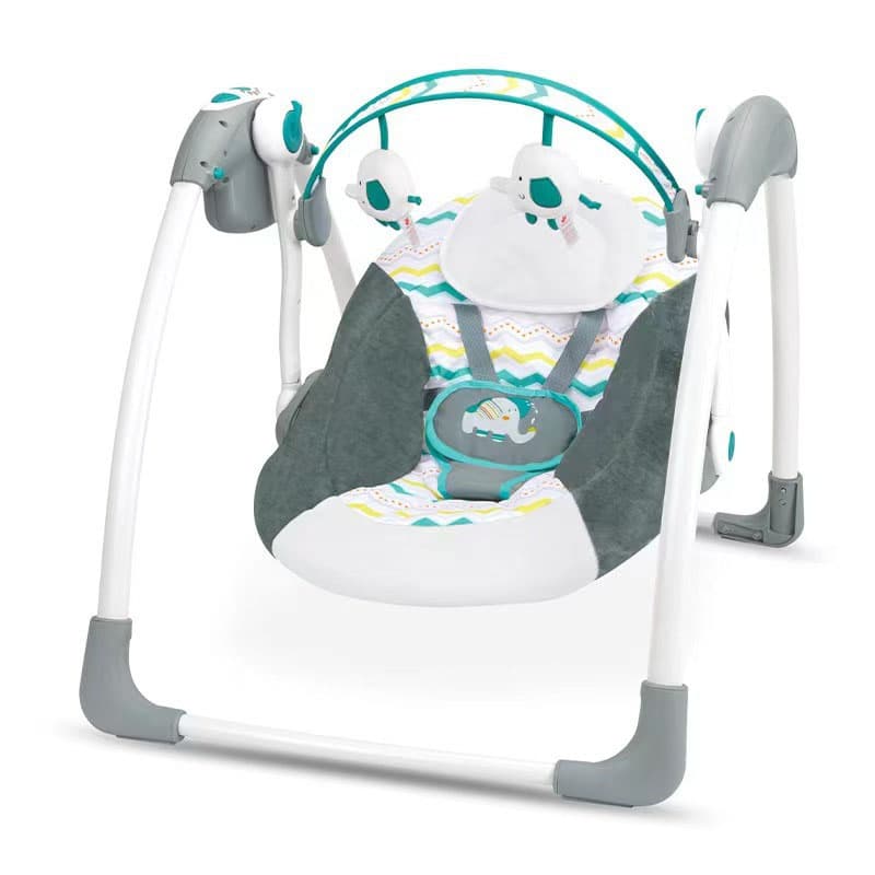 Silla mecedora para bebé Swing Verde