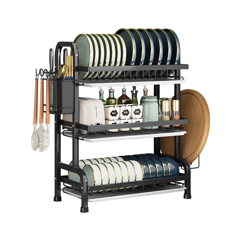 62cm Secador Escurridor De Loza Platos 3 Niveles3