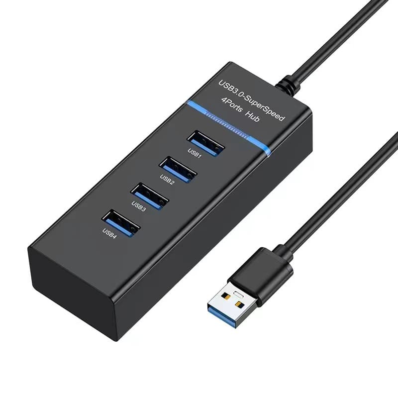 Hub Usb 3.0 4 Puertos 5 Gbps Superspeed Led Indicadores Rohs