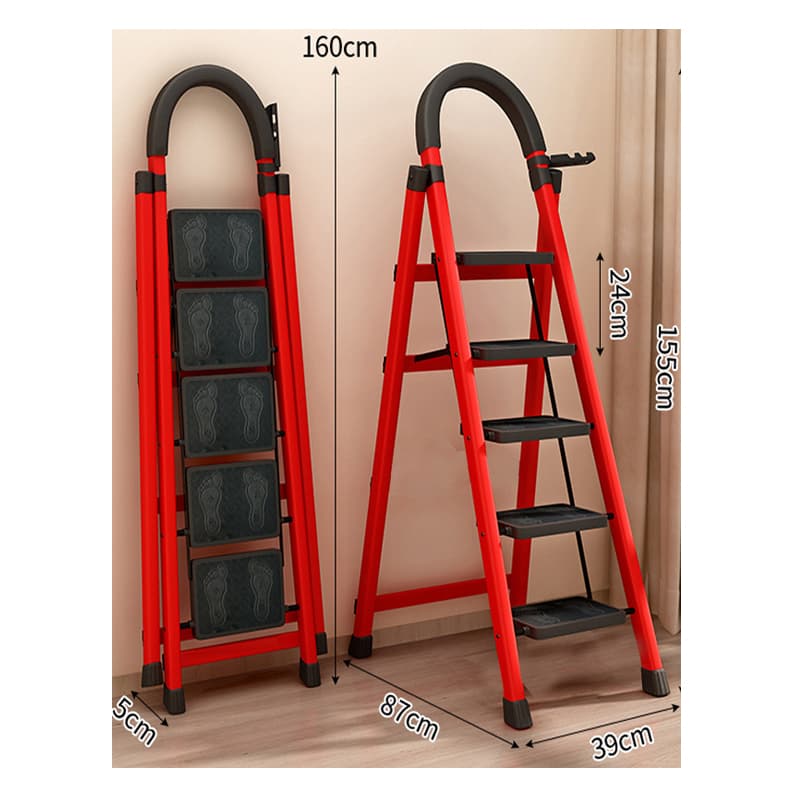 Escalera155*87*39cm Plegable 5 Escalones Resistente Escala5