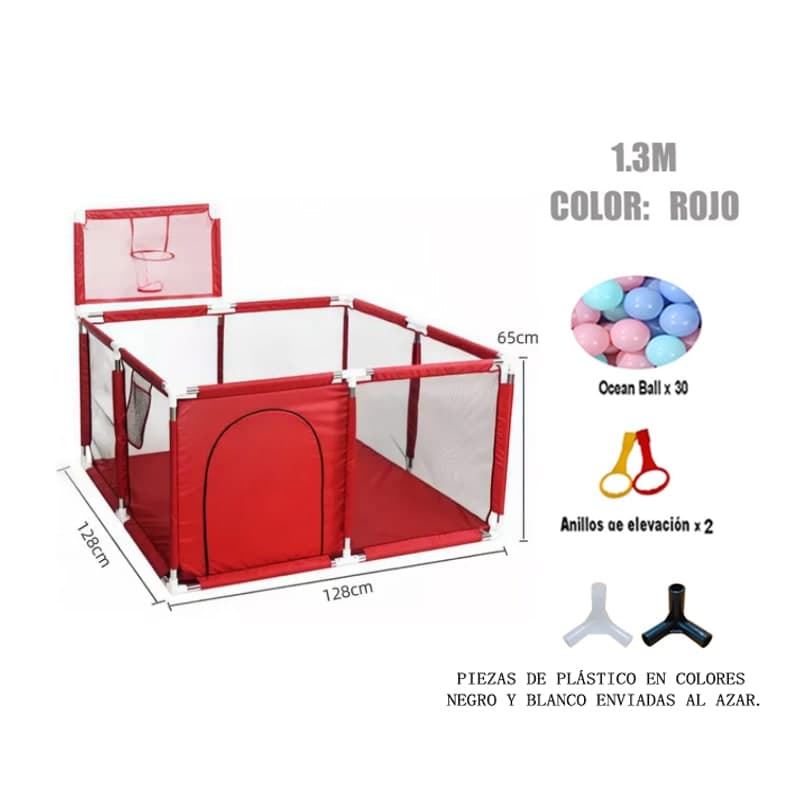 1.3M El Rojo Corral Grande Para Bebes .